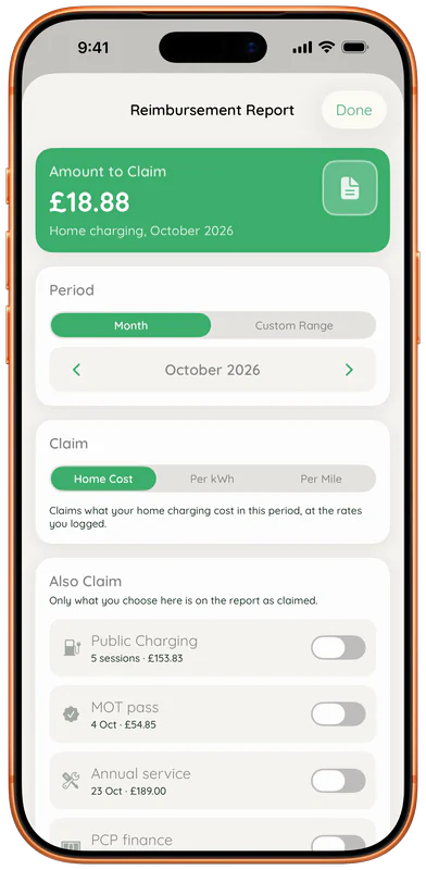 JuiceBox Reimbursement Report View