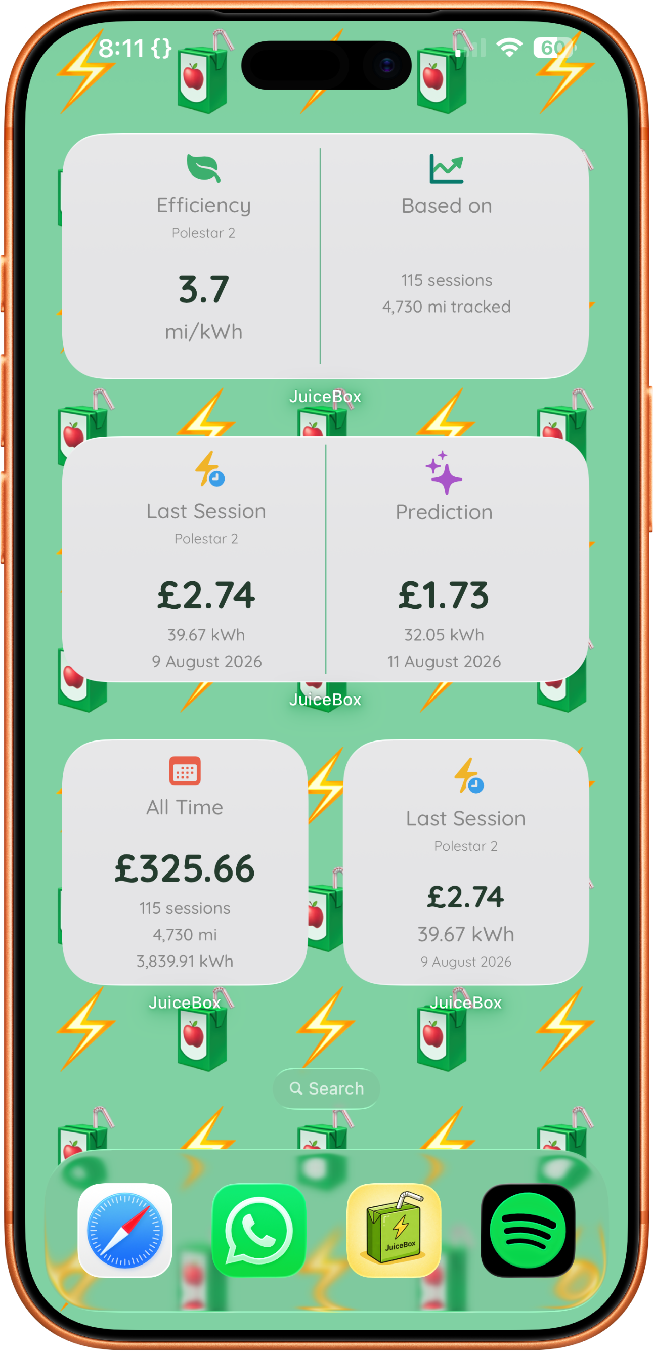 JuiceBox widgets