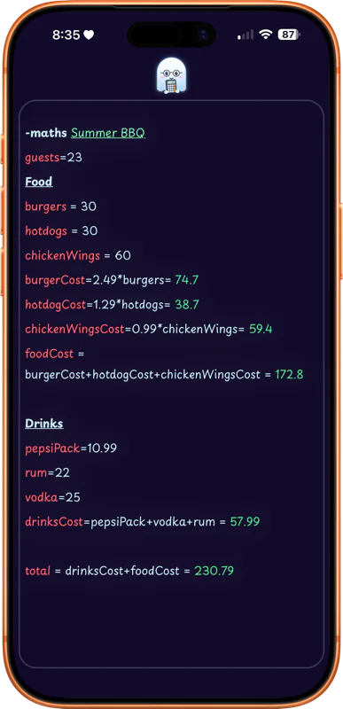 Wisppad maths Note