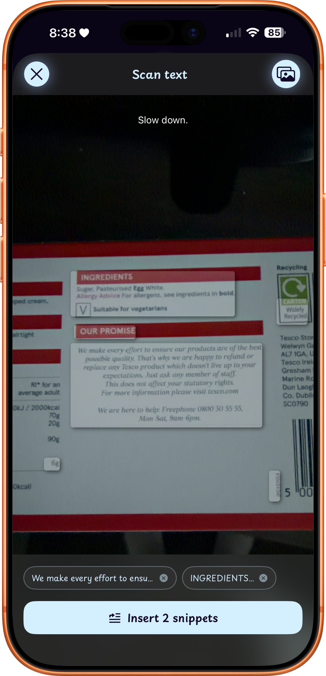 Wisppad Scanner