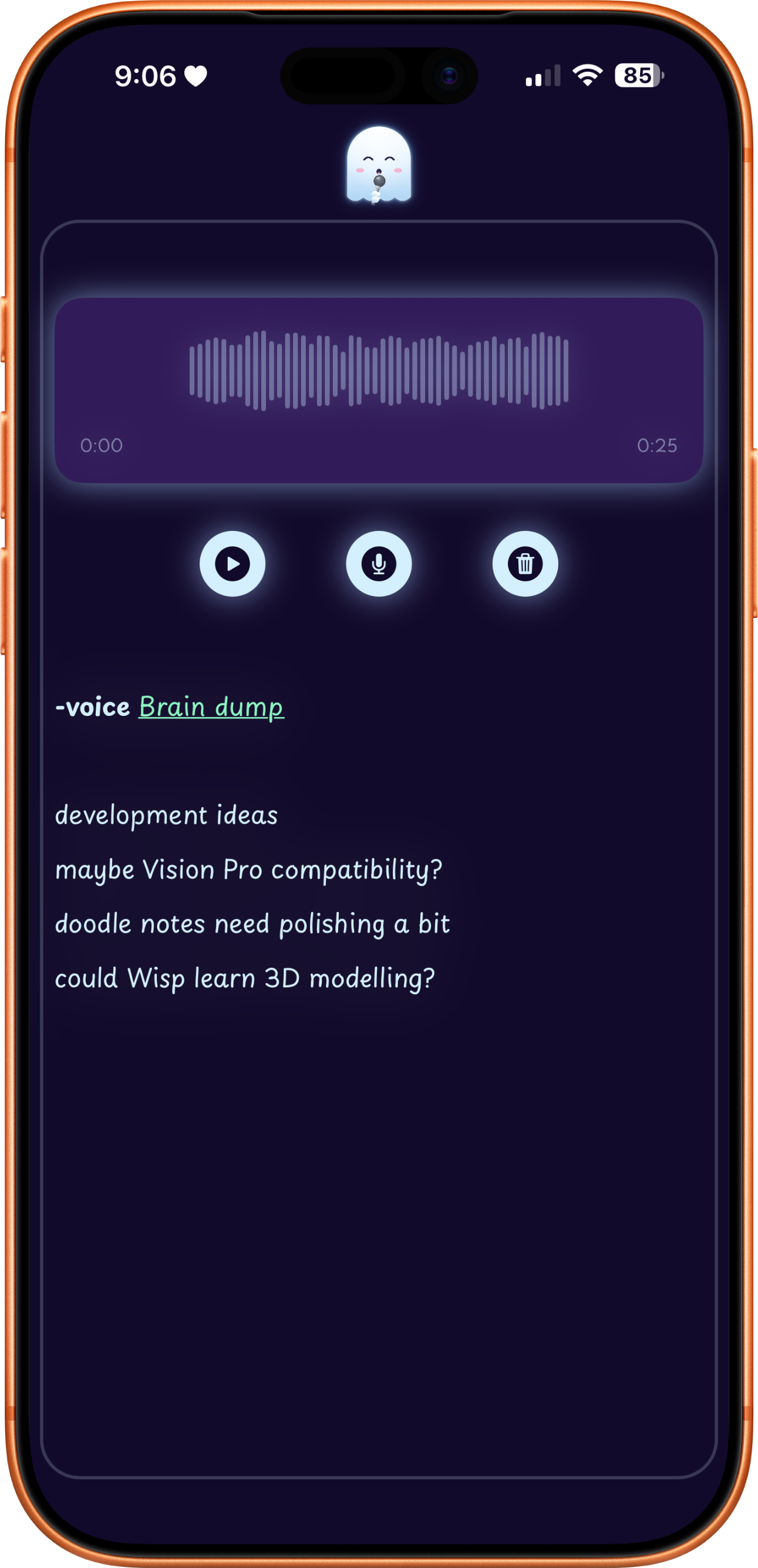 Wisppad Voice Note