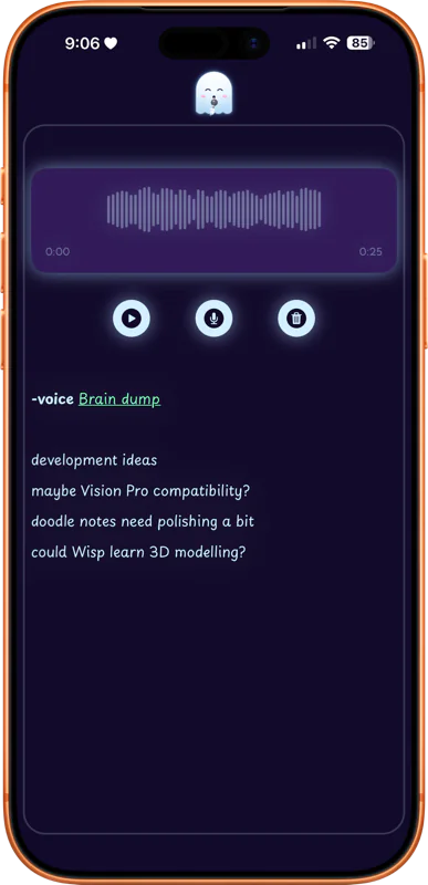 Wisppad Voice Note