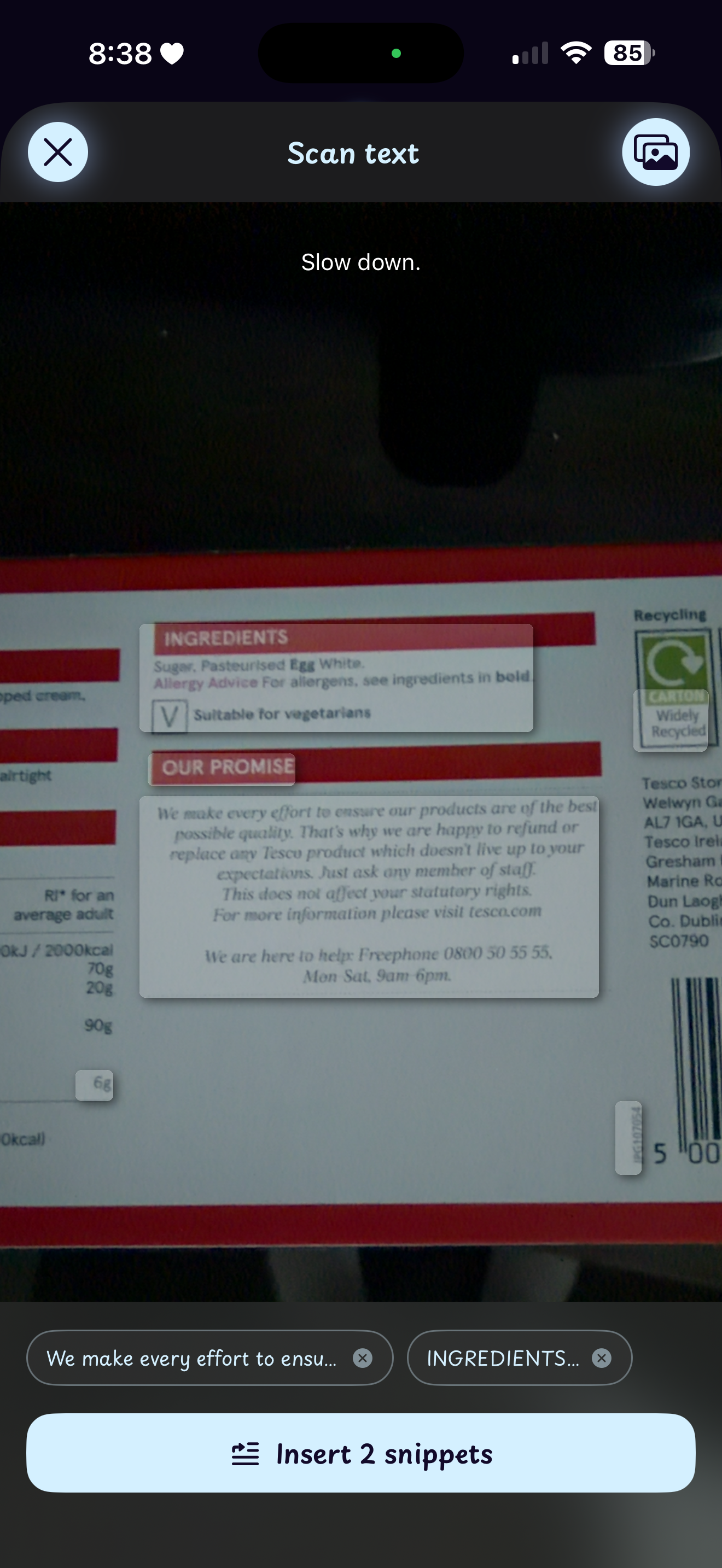 Wisppad Scanner