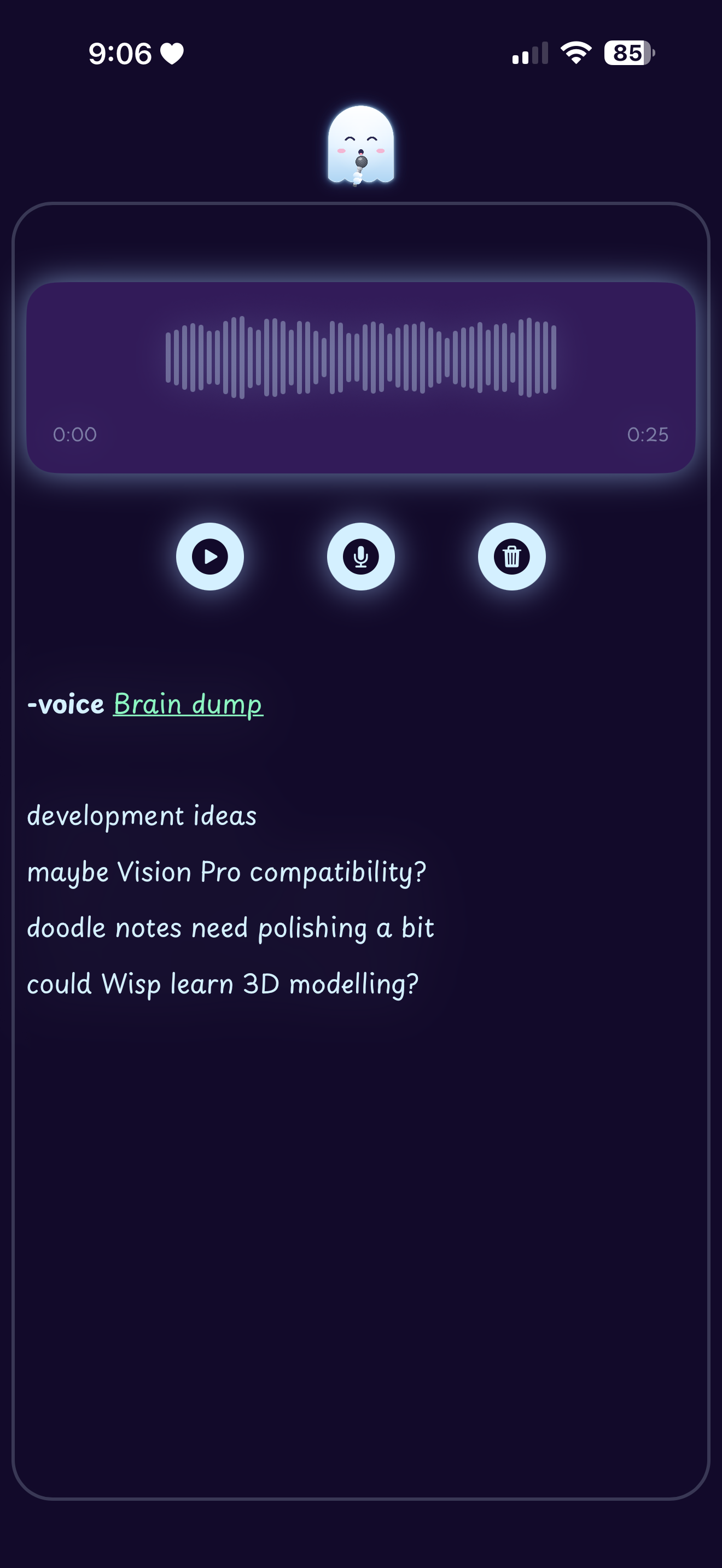 Wisppad Voice Note